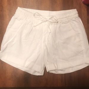 White cloth shorts
